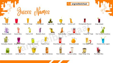 smoothie names generator|attractive names for juices.